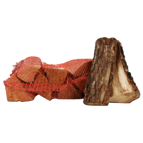 90 netzakken eiken haardhout Netzak Haardhout.com