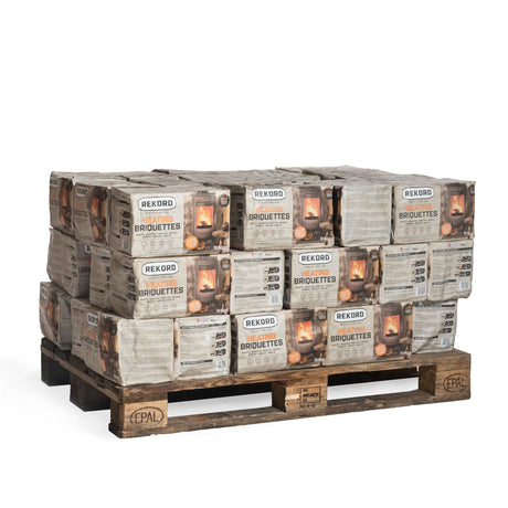 Bruinkool briketten voor uw kachel Haardhout.com 45 Pakken