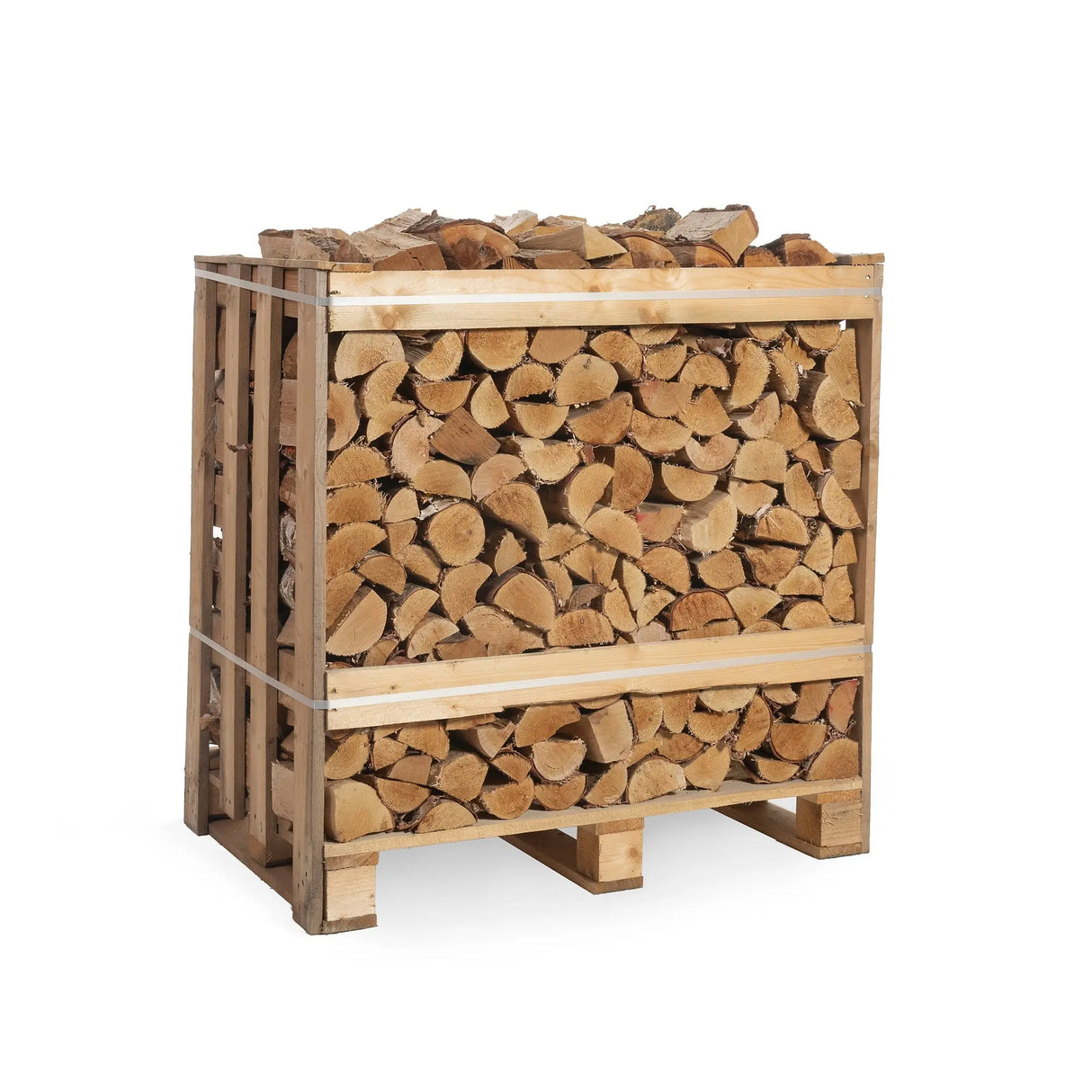 Halve pallet berken haardhout Halve pallet Haardhout.com