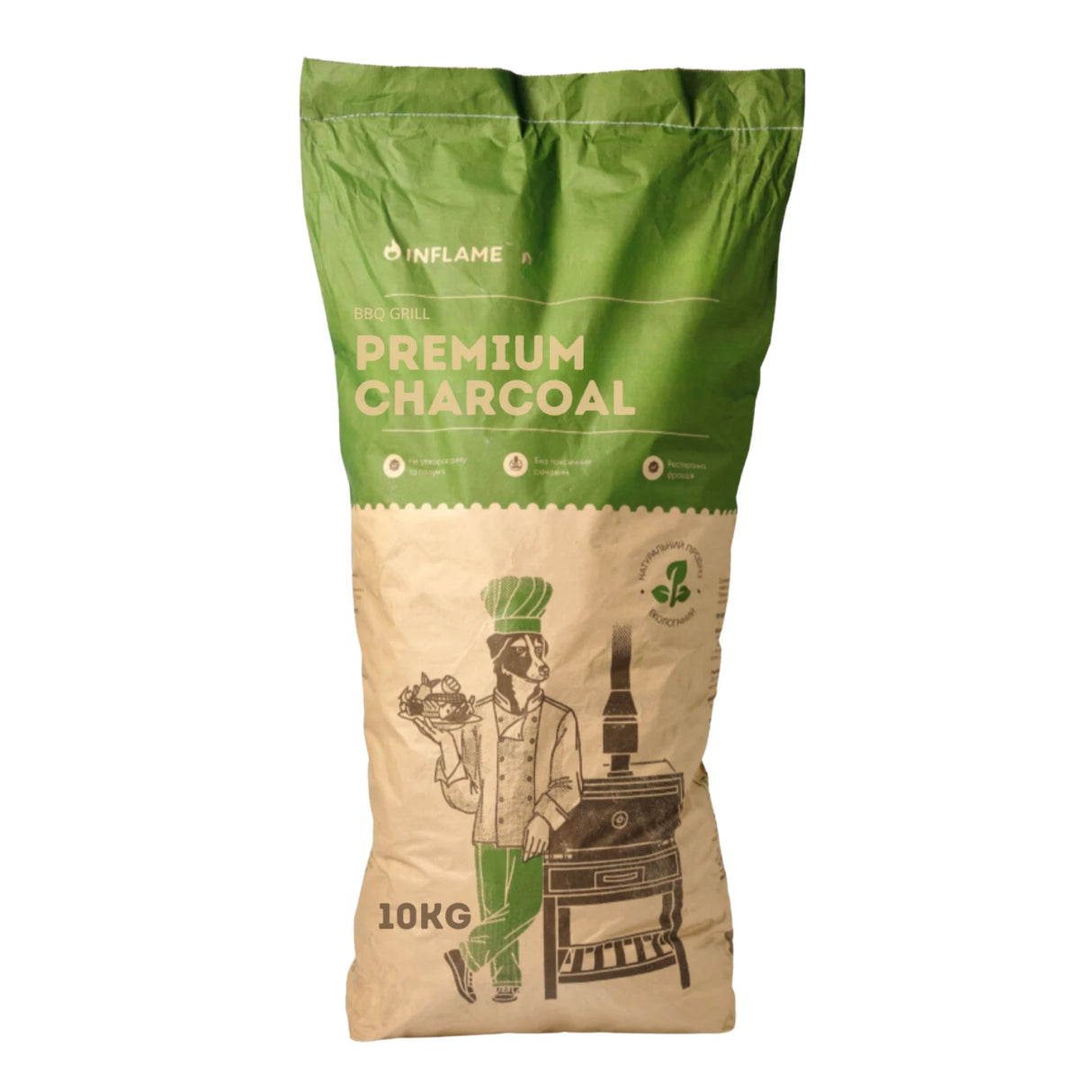 Inflame Premium | Houtskool | 10kg Haardhout.com