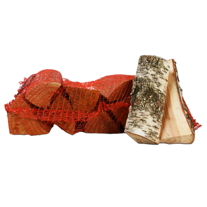 Netzakken berken haardhout Netzak Haardhout.com