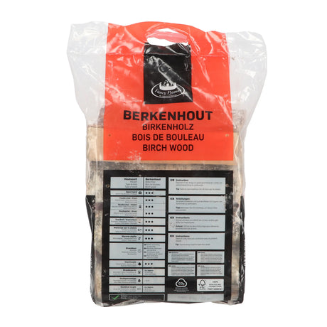 Berkenhout in plastic zakken Haardhout.com
